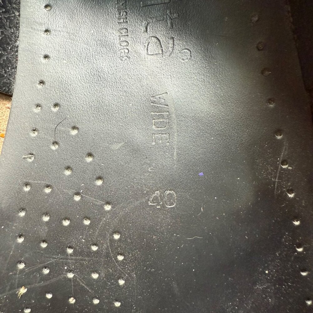 Sanita Original Danish Clogs Womens Size 40 Wide Brown Leather - Picture 6 of 9